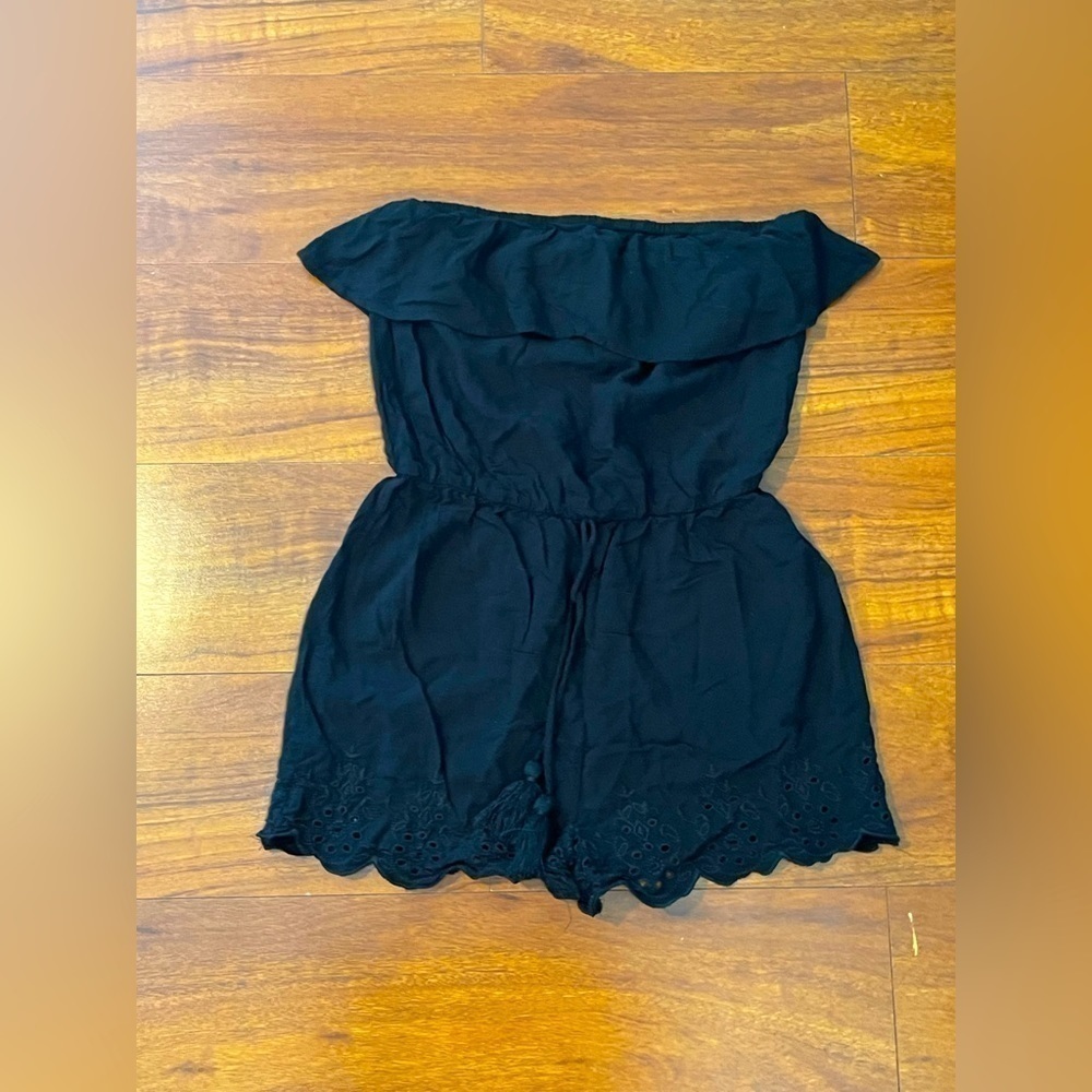 Mossimo Black strapless Romper